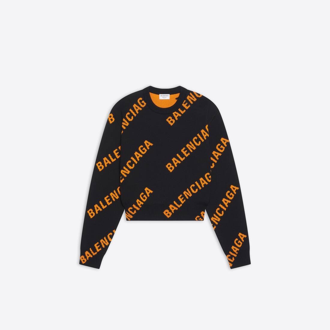 Women's Year Of The Tiger Allover Logo Sweater in Black - 1