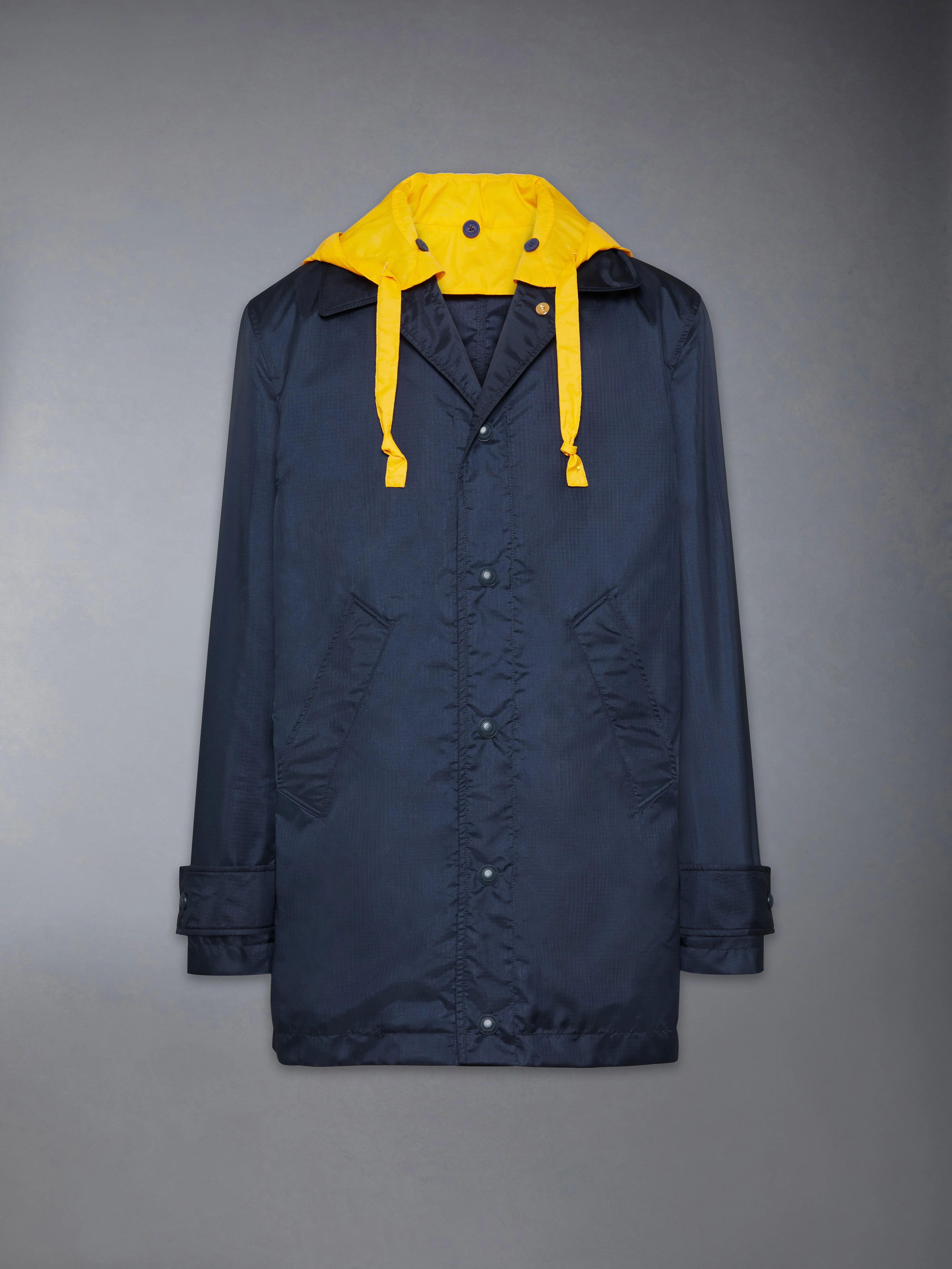 RIPSTOP UNCONSTRUCTED RELAXED OVERCOAT - 1