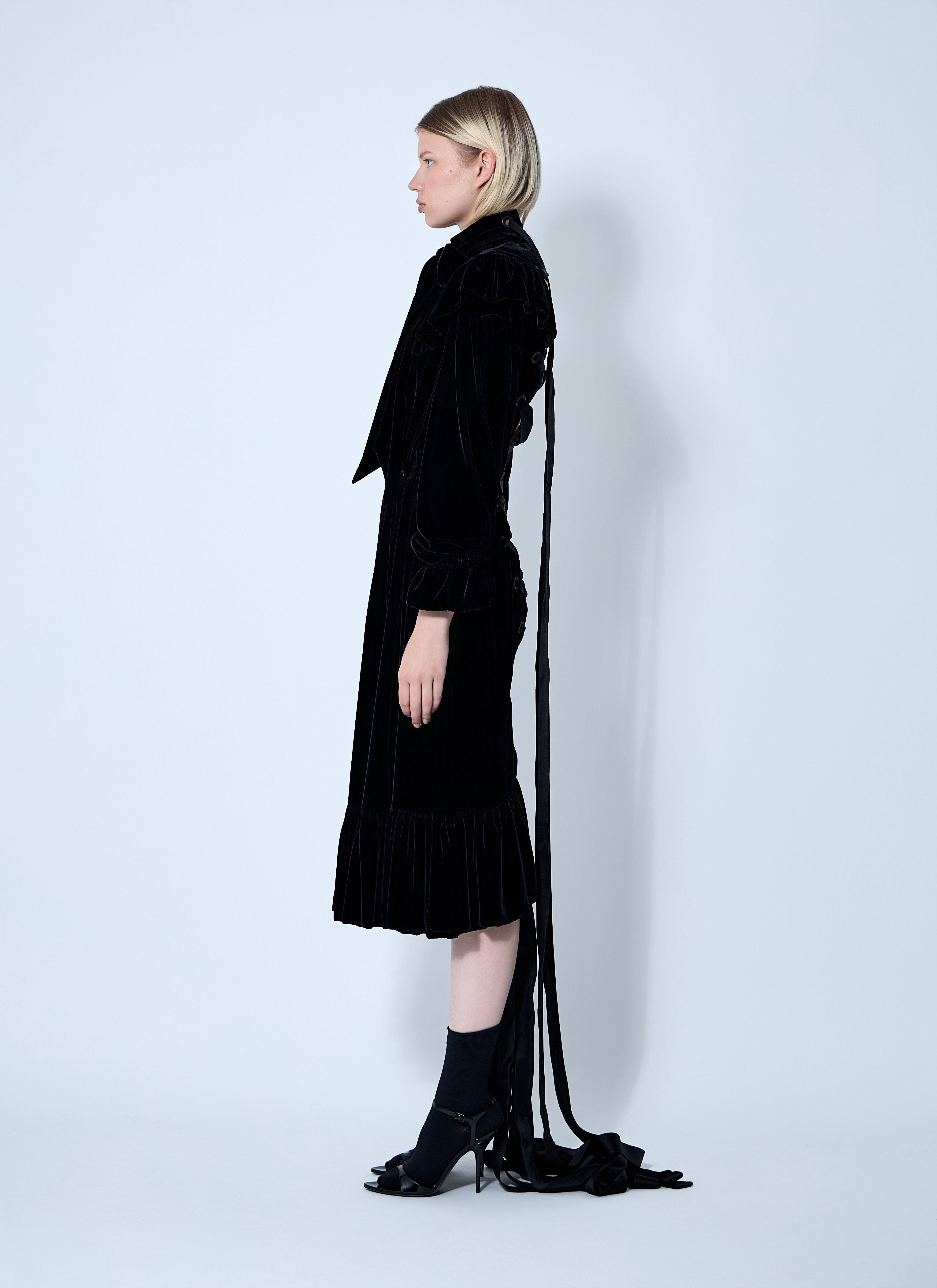 Lace-Up Dress - 3