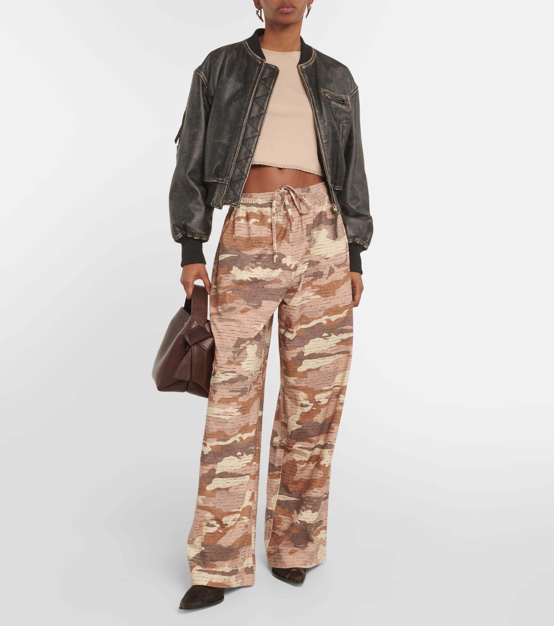 Fega camouflage cotton sweatpants - 2