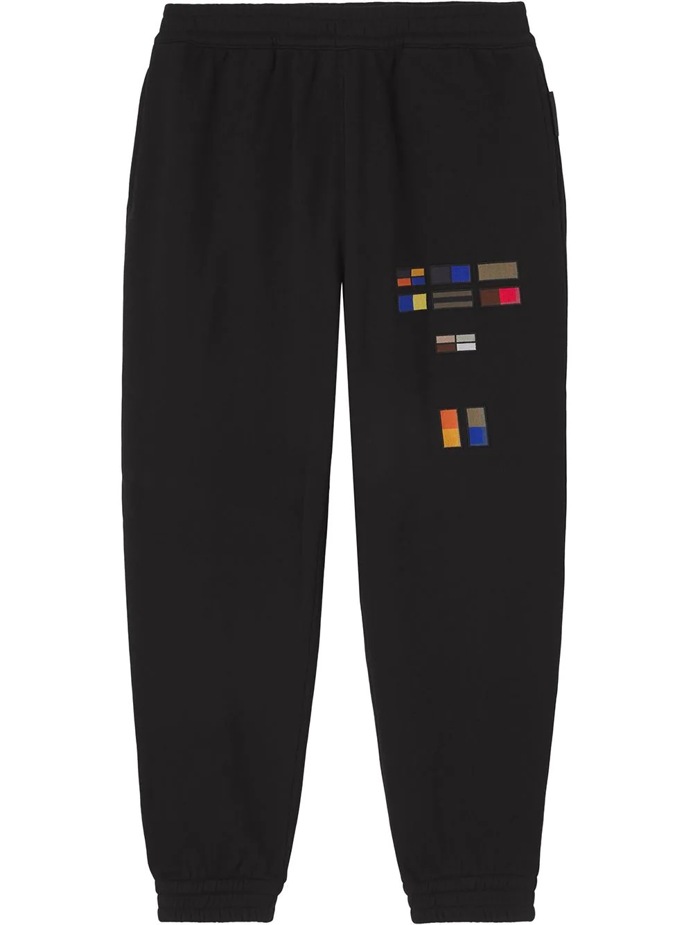 patch-detail track pants - 1