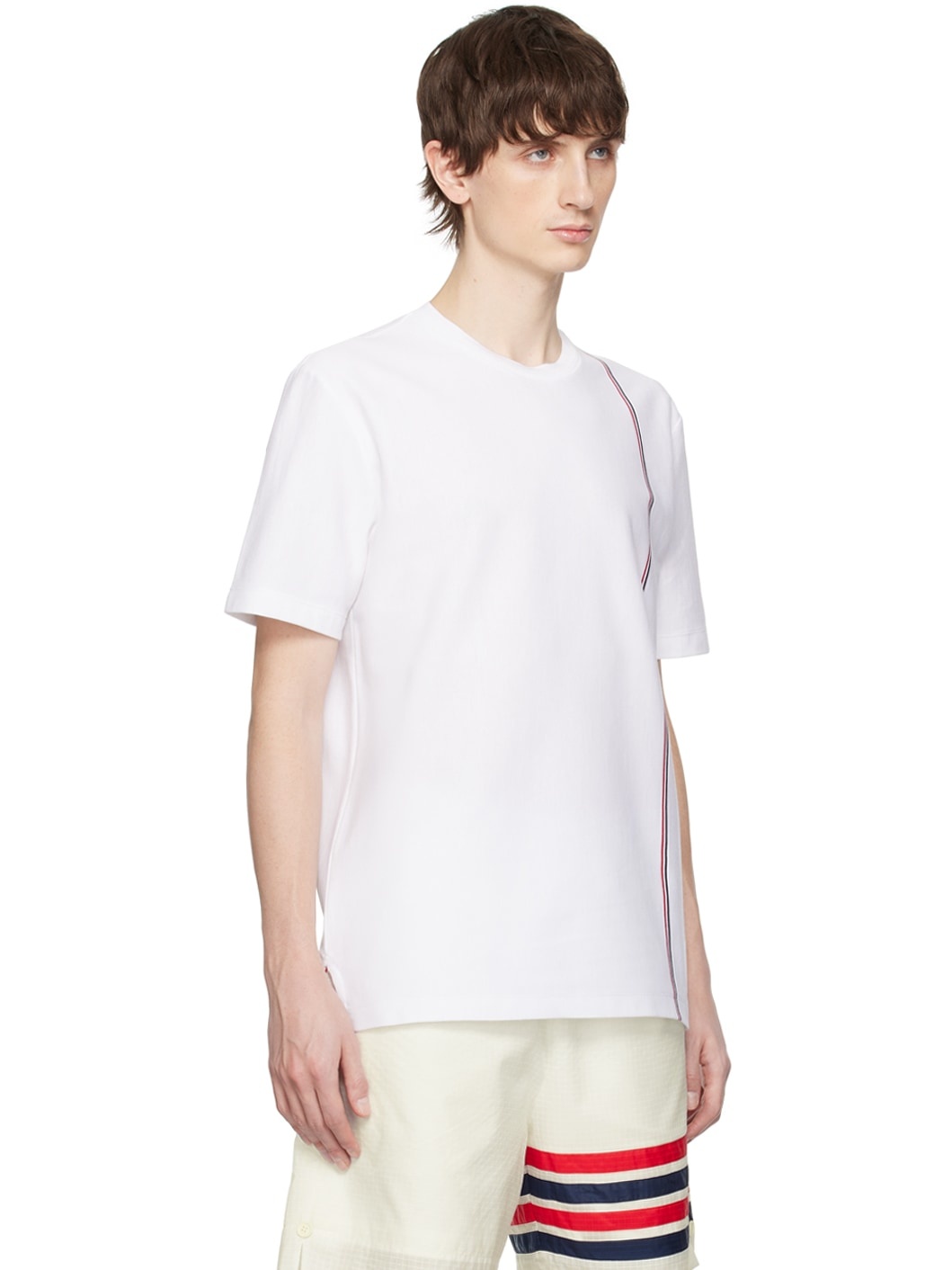 White Striped T-Shirt - 2