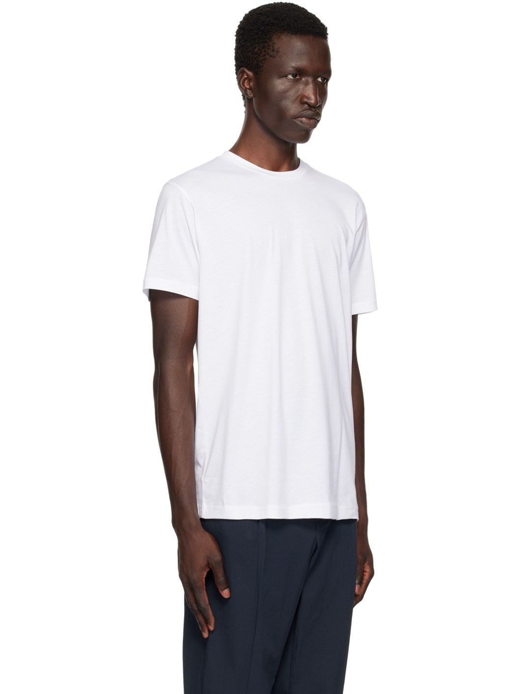 White Riviera Midweight T-Shirt - 2