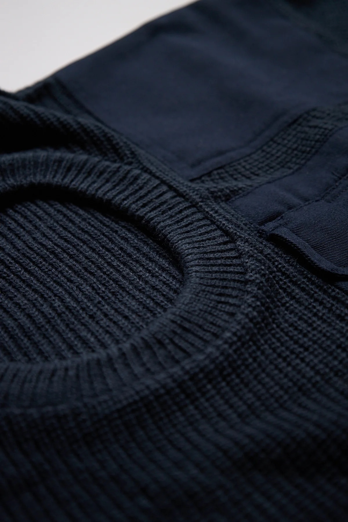 Prototypes Moved Neckline Military Knit Sweater - 3