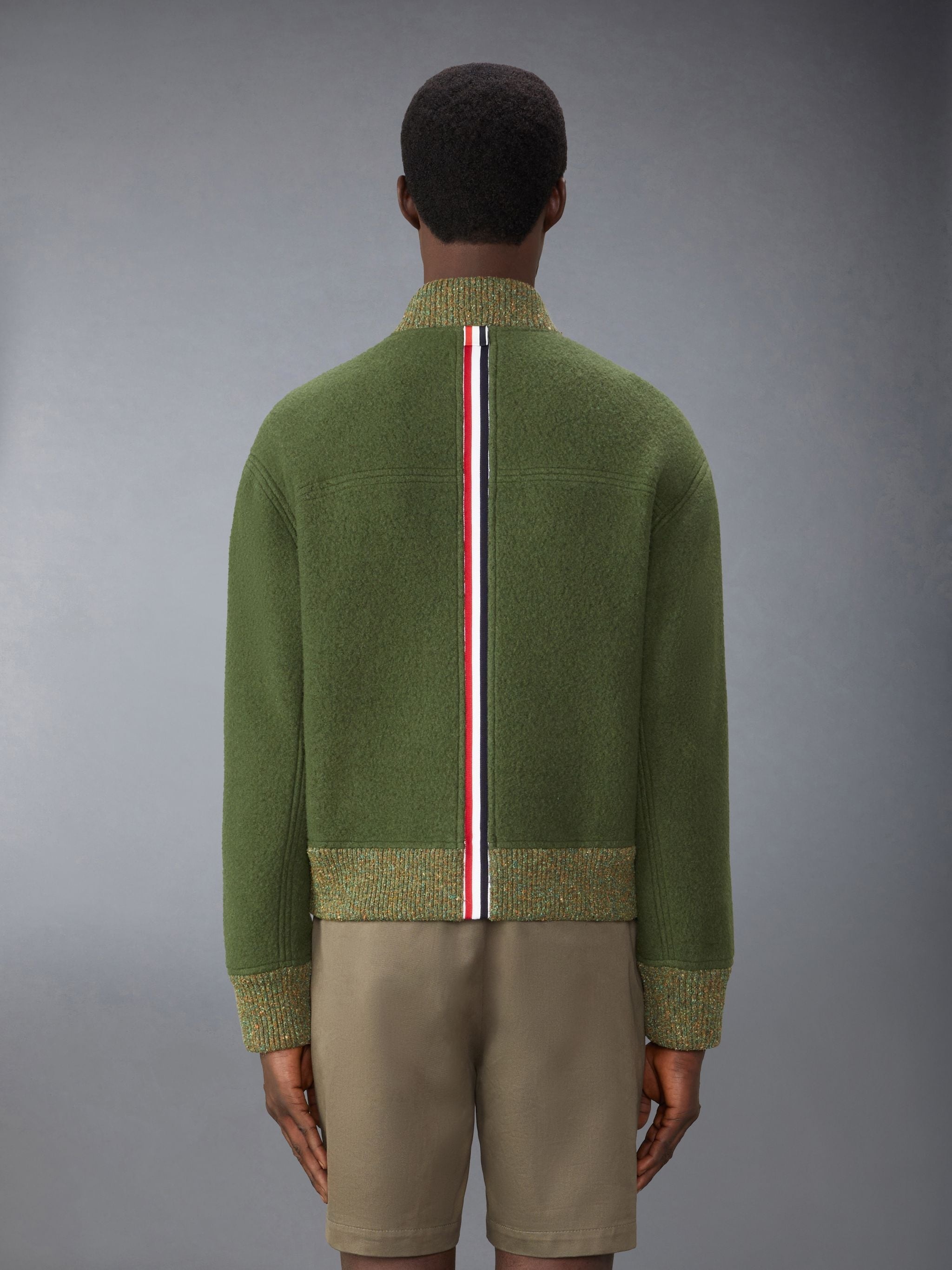 Wool Fleece Bomber Jacket - 2