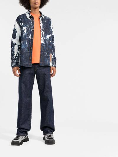 Palm Angels paint splatter-print shirt outlook