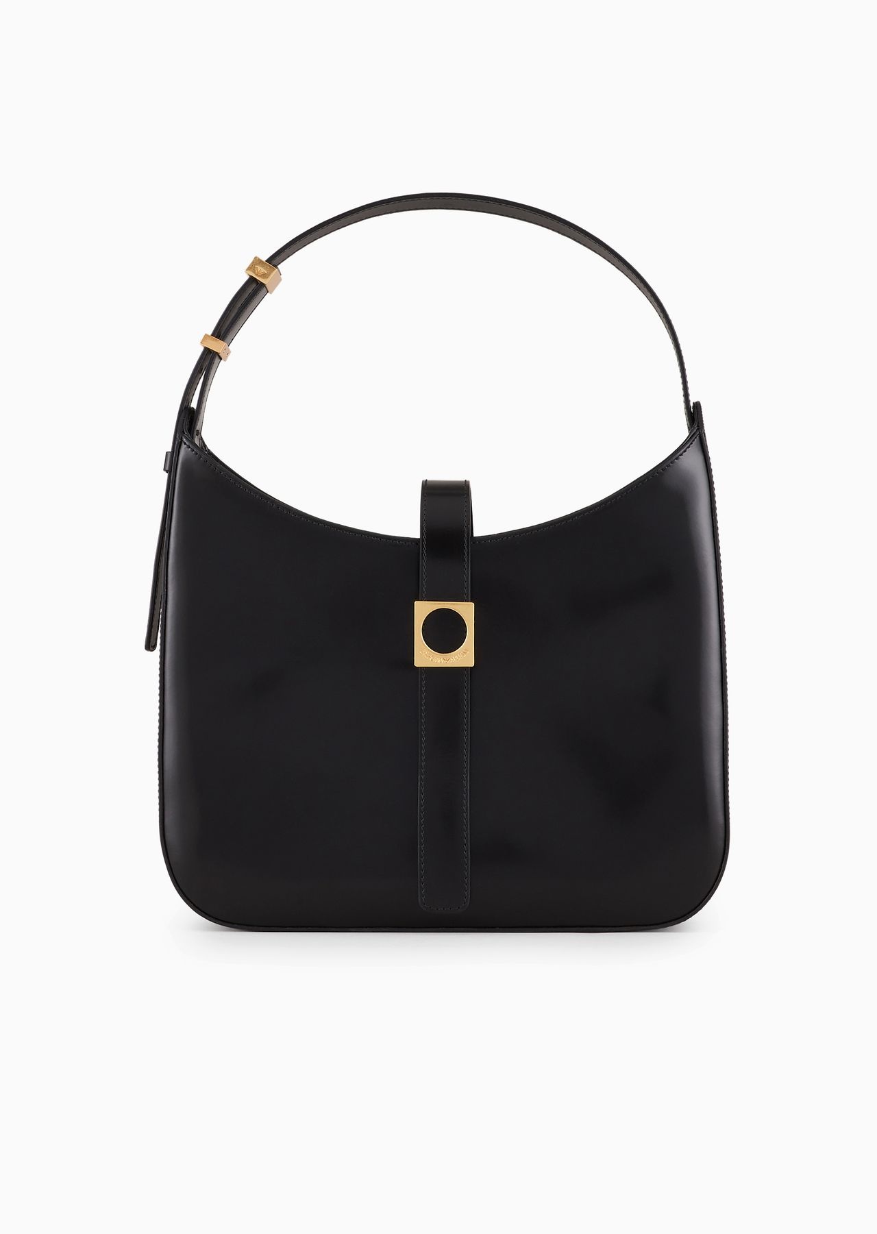 Brushed leather hobo bag - 1