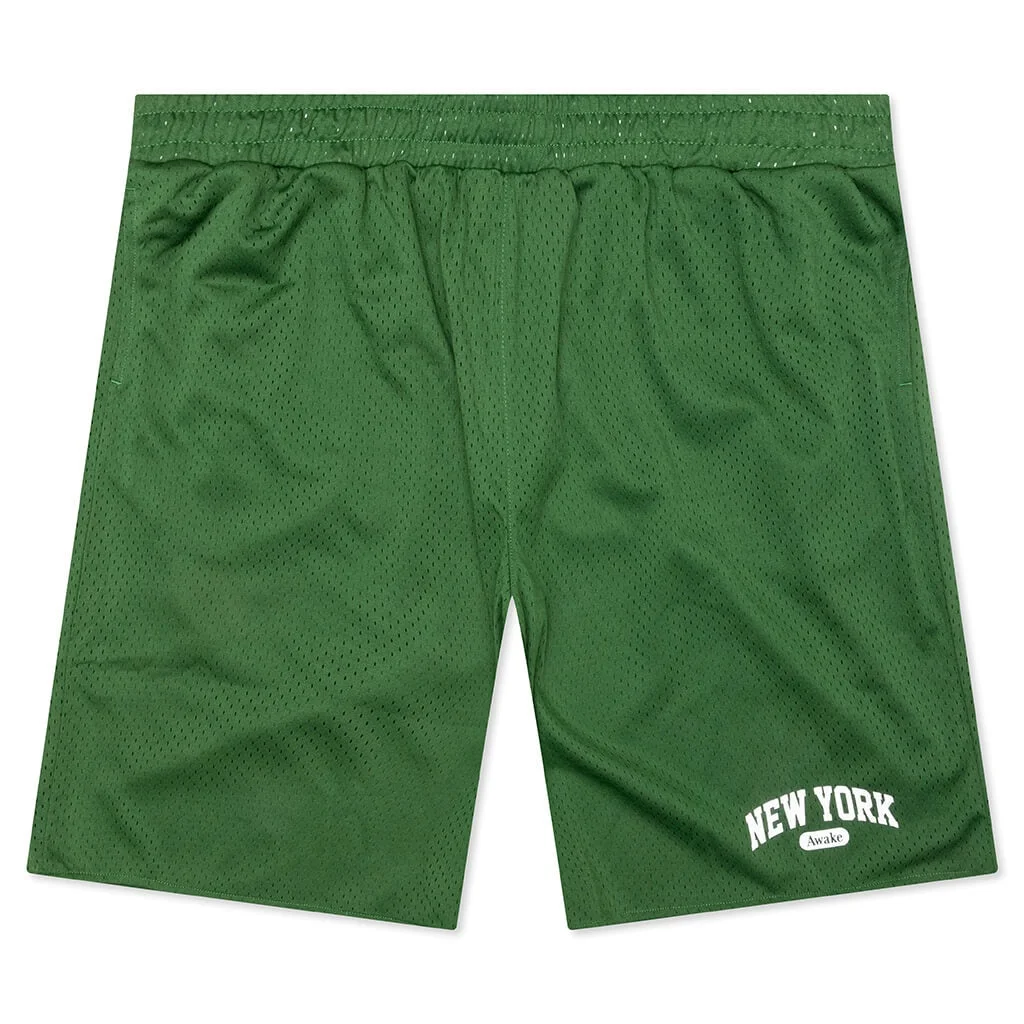 NY ARCHWAY BASKETBALL SHORTS - GREEN - 1