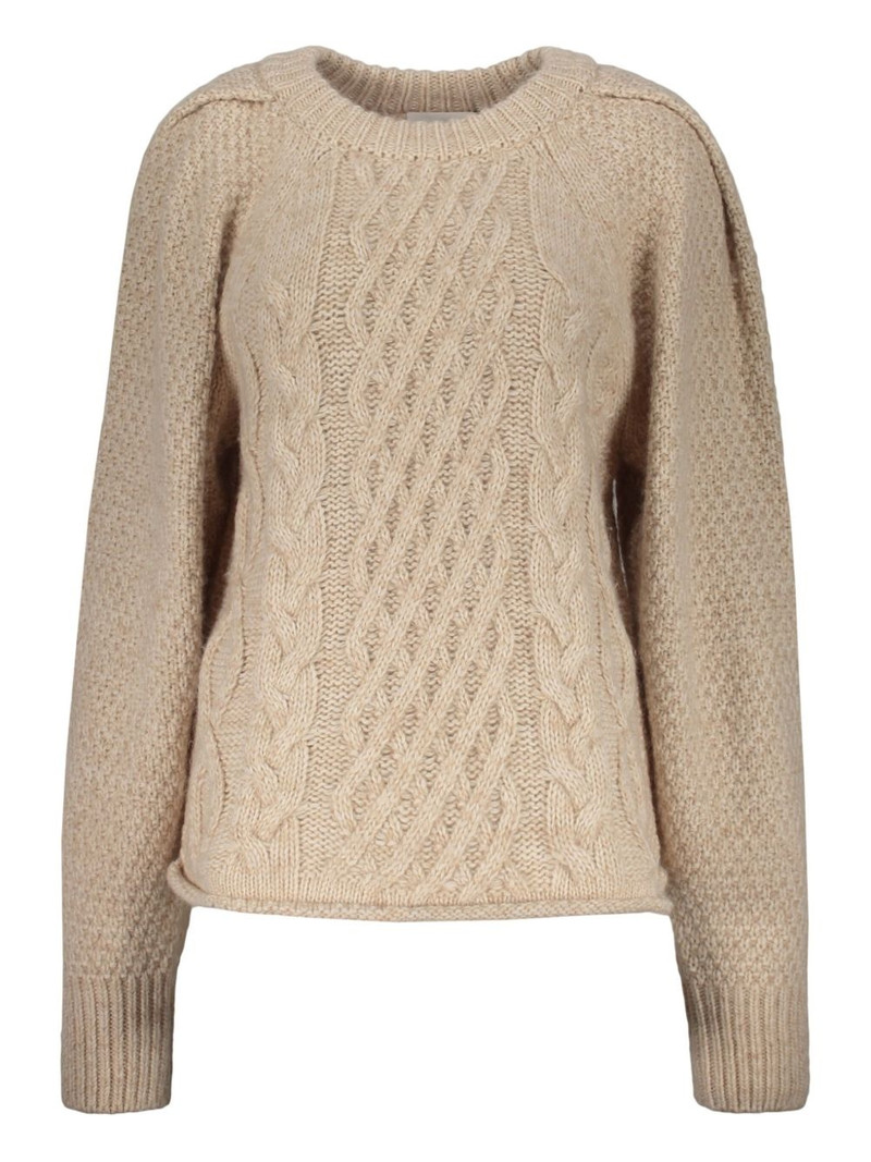 cable-knit jumper 1