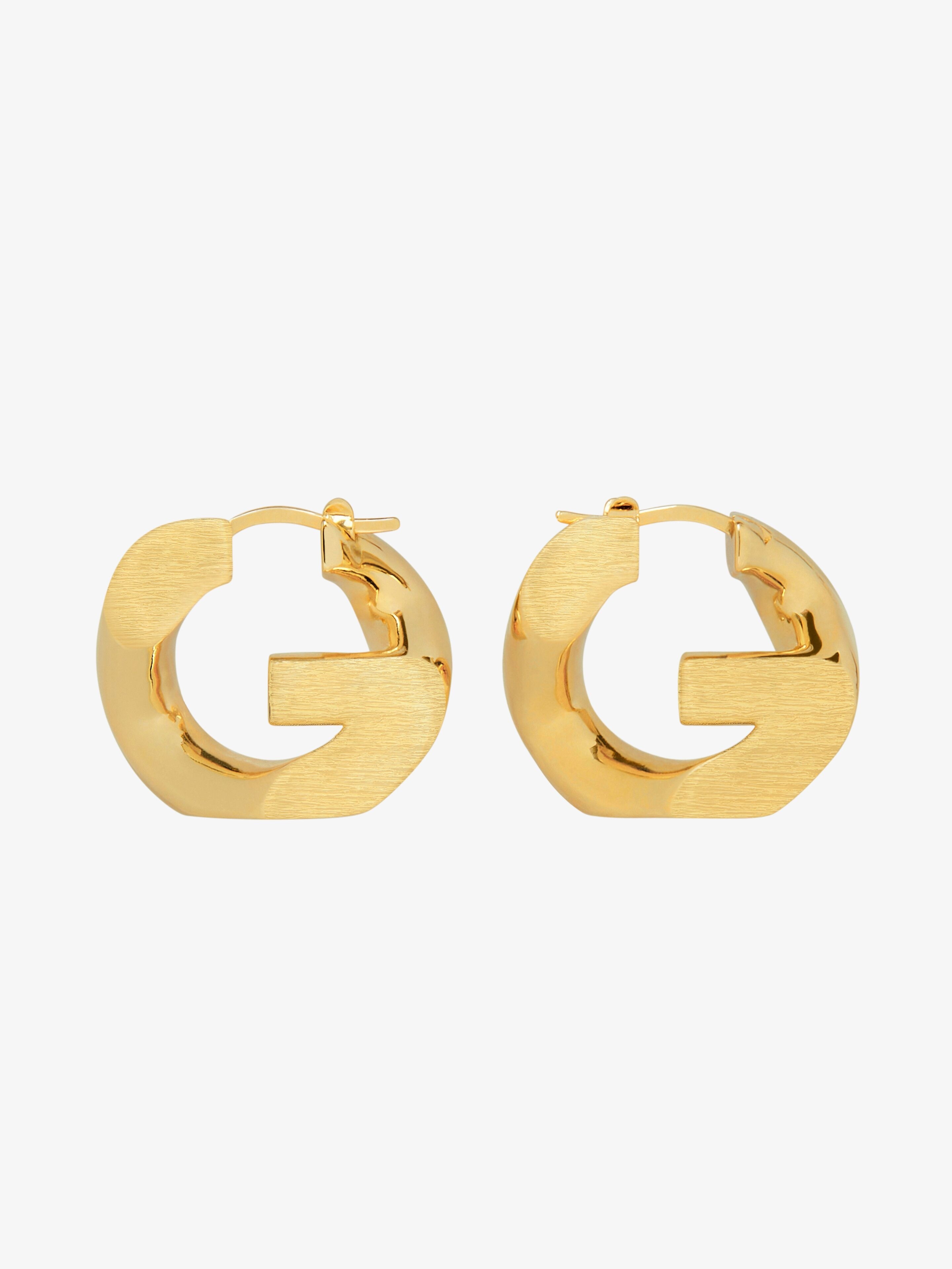 G CHAIN EARRINGS IN METAL - 1