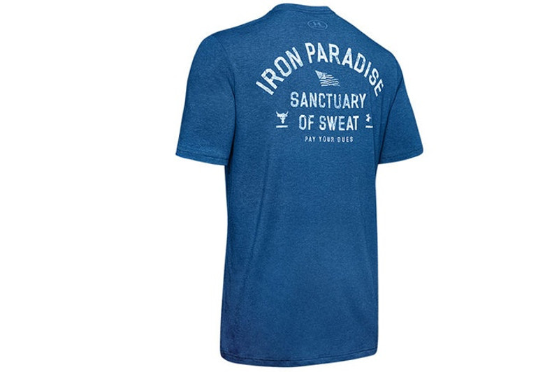 Under Armour Men's Under Armour UA Rock Sports Training Short Sleeve Blue 1346098-480 outlook