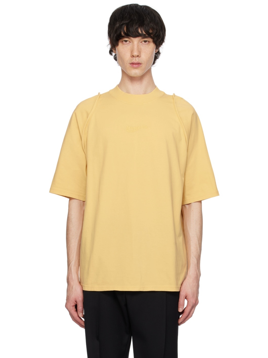 Yellow 'Le t-shirt Camargue' T-Shirt - 1