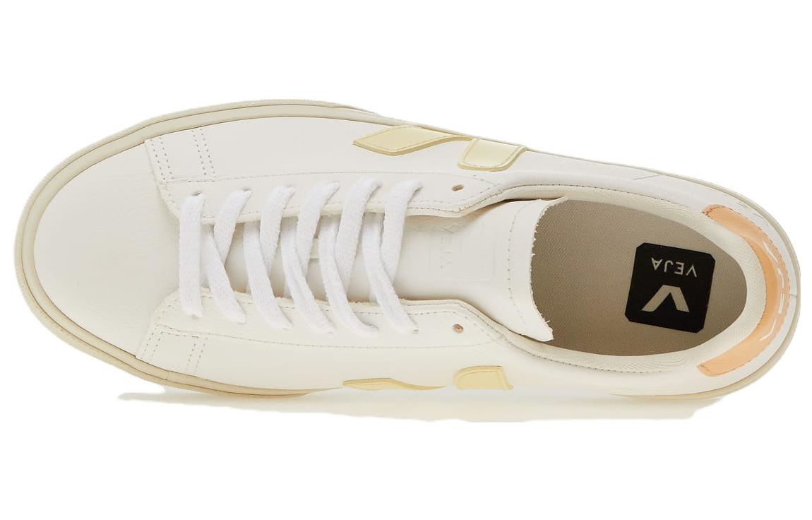 (WMNS) Veja Campo Chromefree Leather 'White Sun Peach' CP0503140A - 4