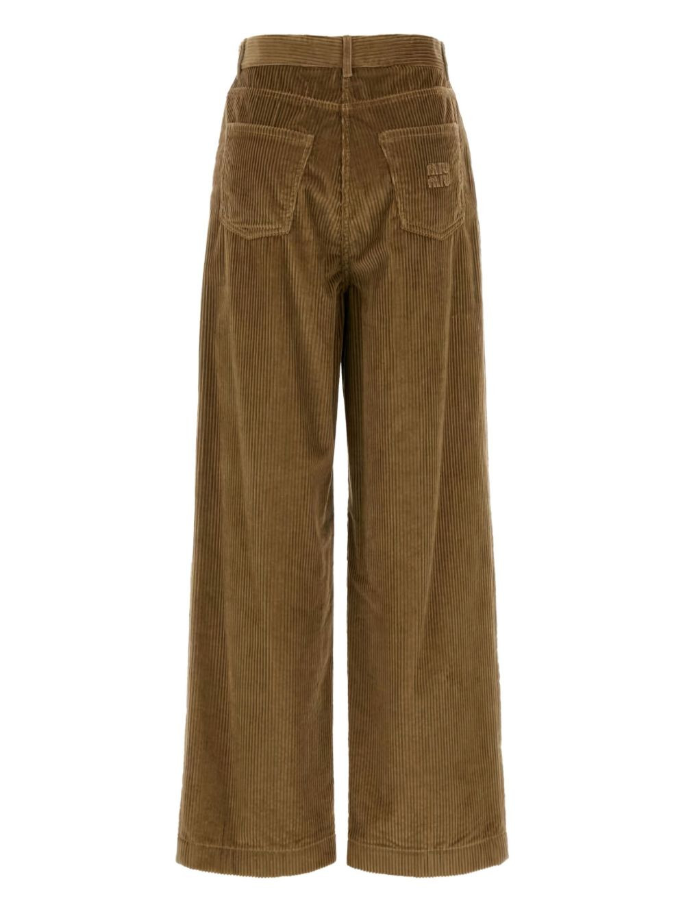 corduroy wide-leg trousers - 2
