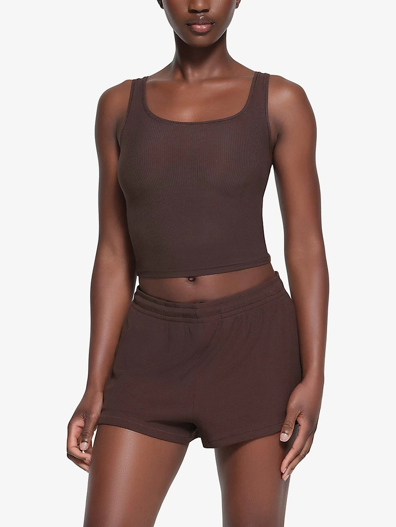 SKIMS Soft Lounge loose-fit stretch-woven shorts outlook