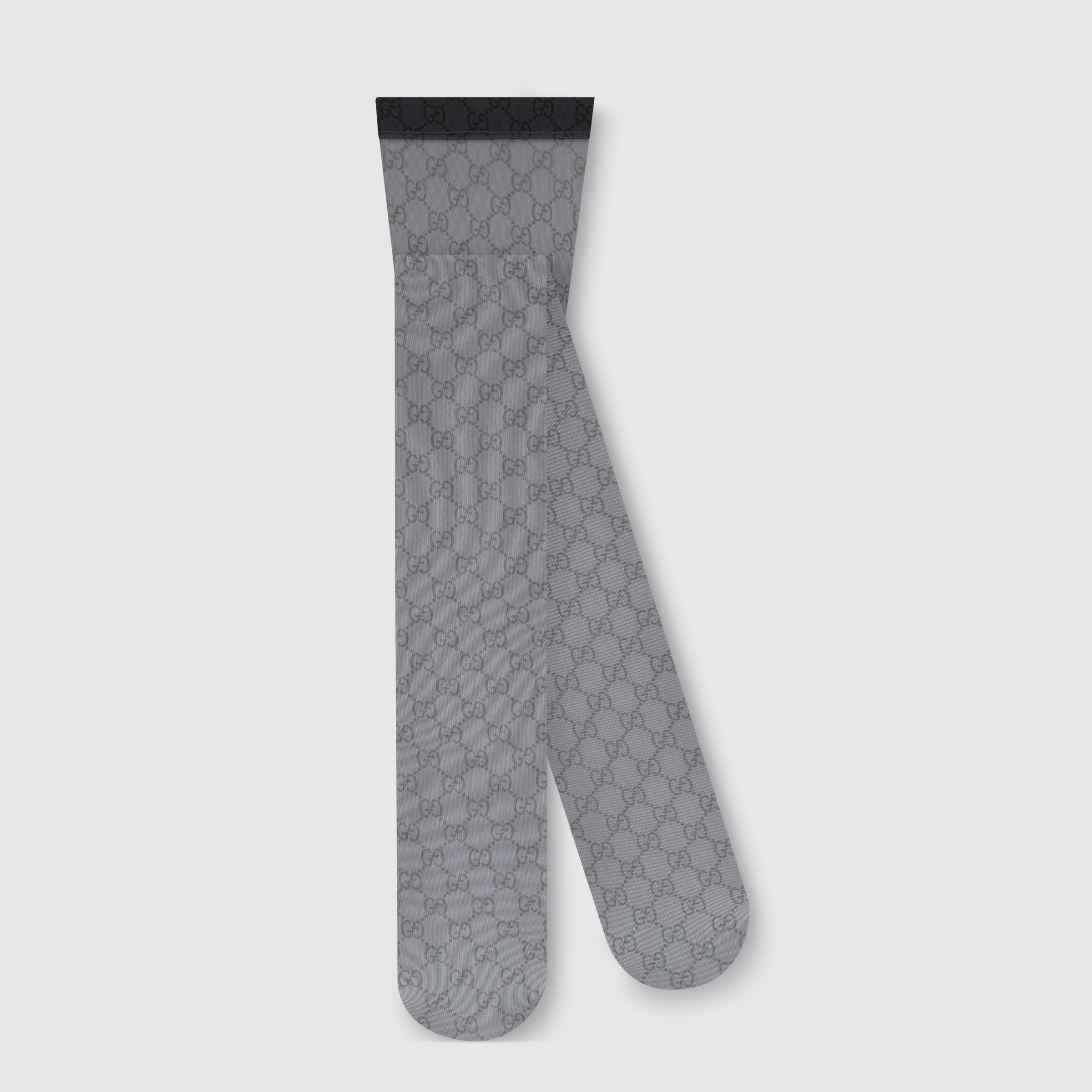 Printed stretch nylon tights - 2