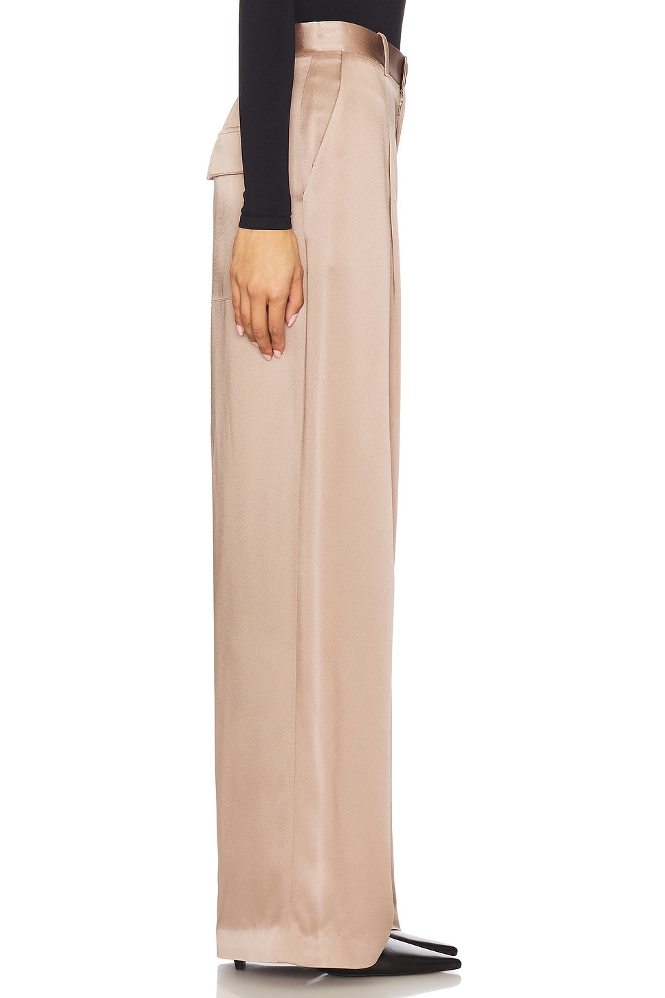 Satin Relaxed Pant - 3