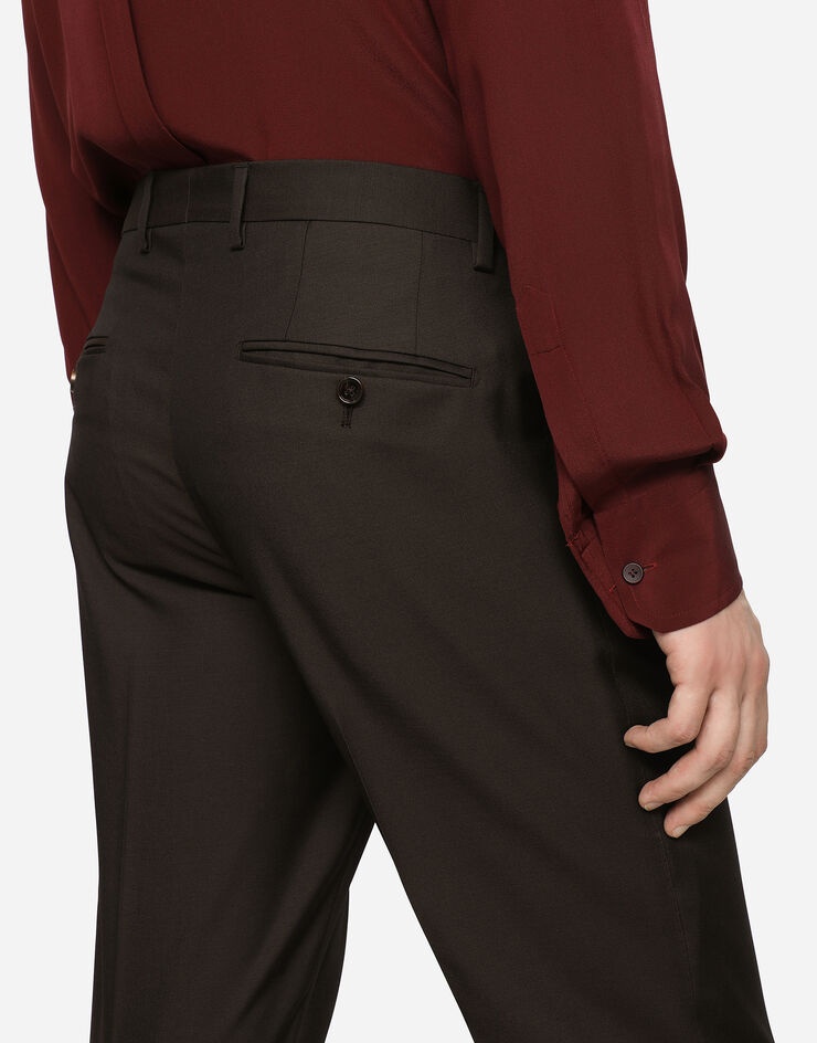 Double-breasted wool and silk Martini-fit suit - 7