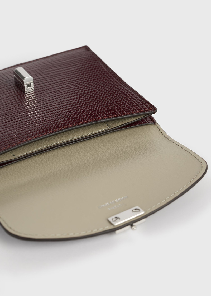 T-lock palmellato-patent cardholder cherry 3