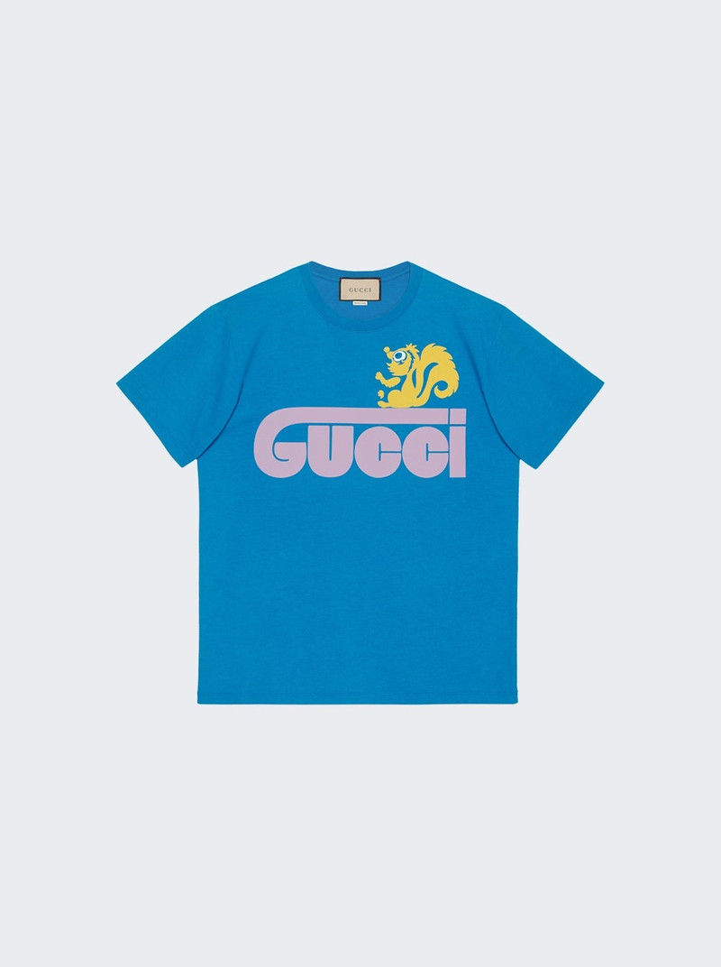 Retro Skunk Tee Royal Blue - 1