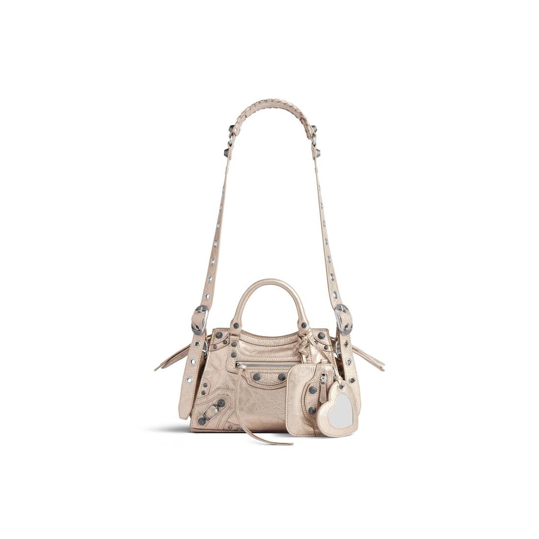 Women's Neo Cagole Xs Handbag Metallized  in Beige - 1