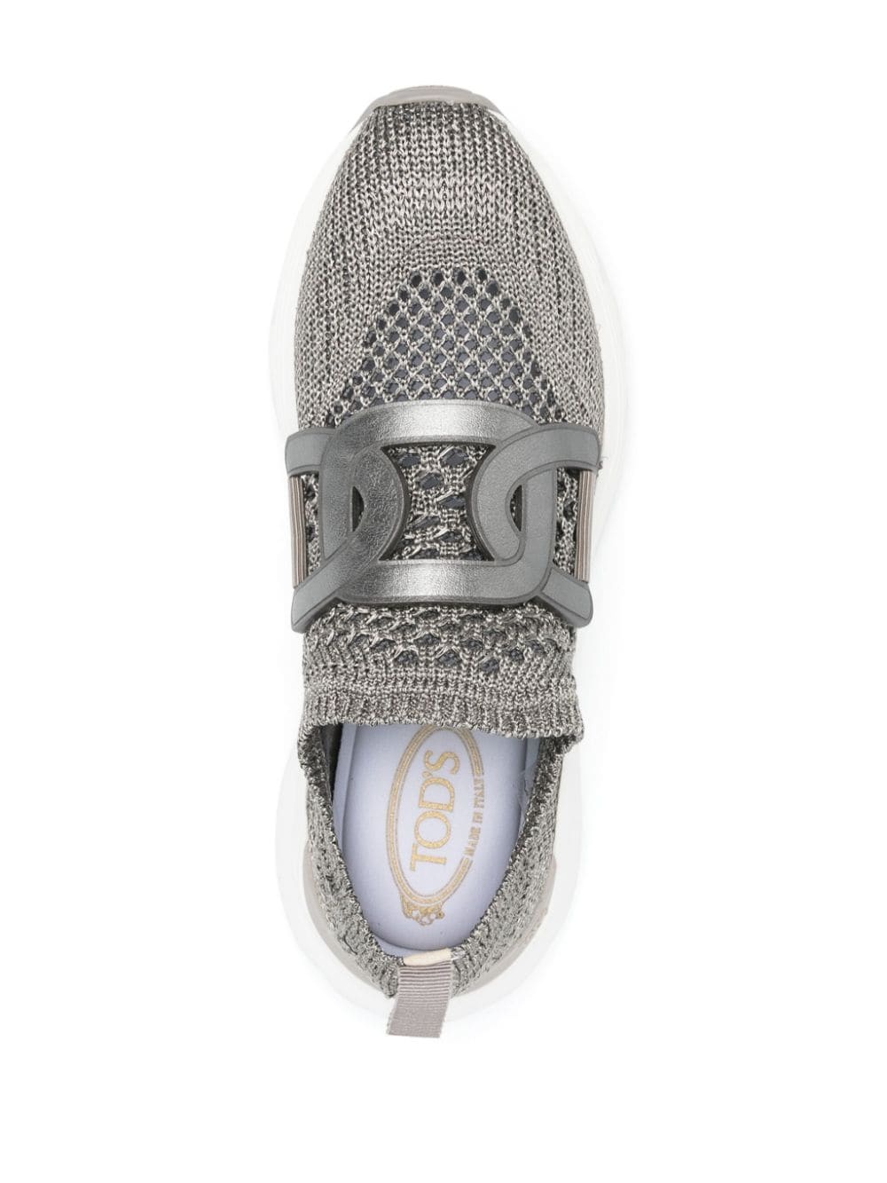 Kate crochet-knit sneakers - 4