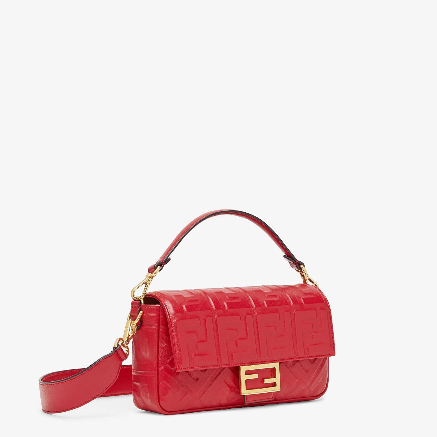 Red leather bag - 3