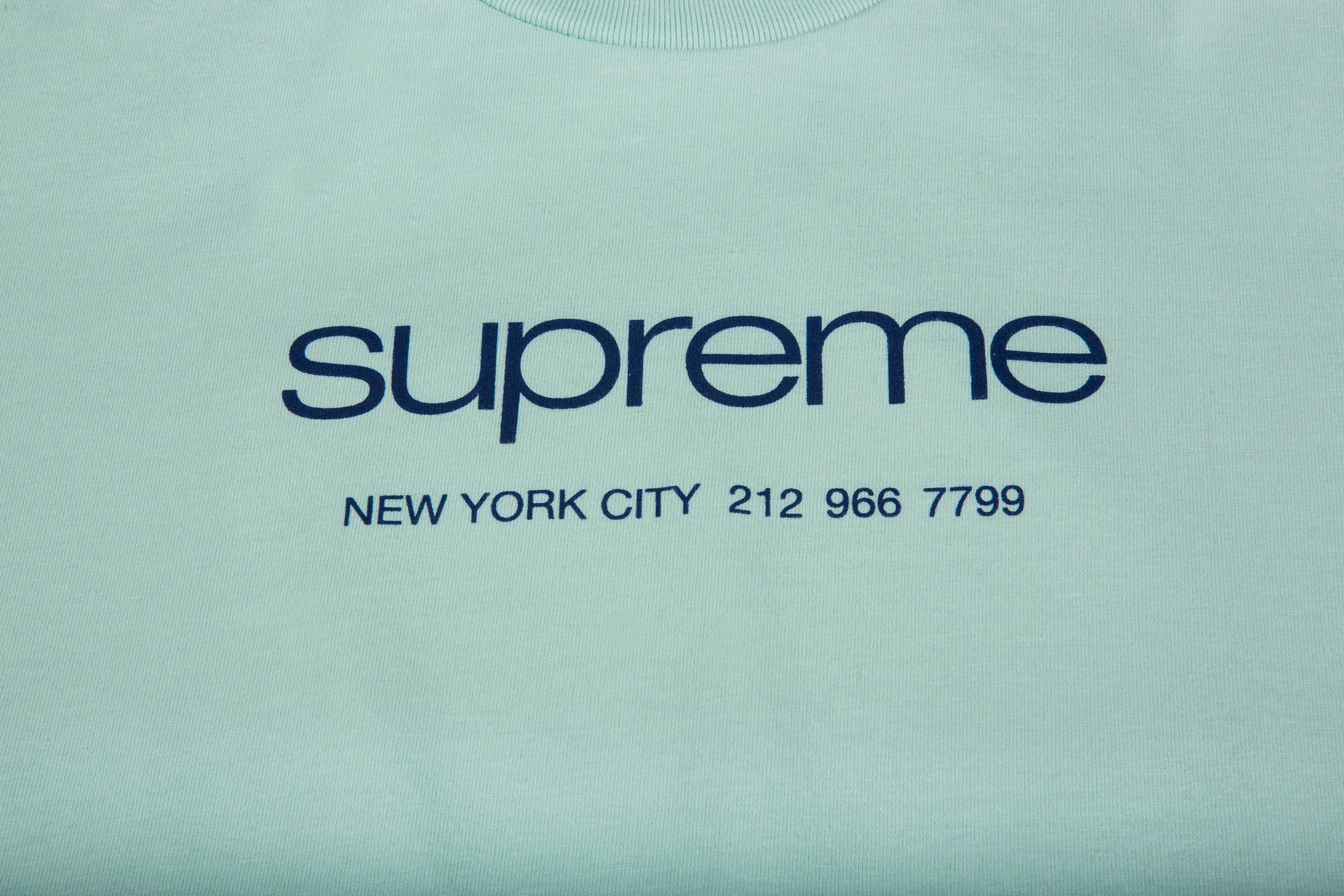 Supreme Shop Tee 'Light Teal' - 2