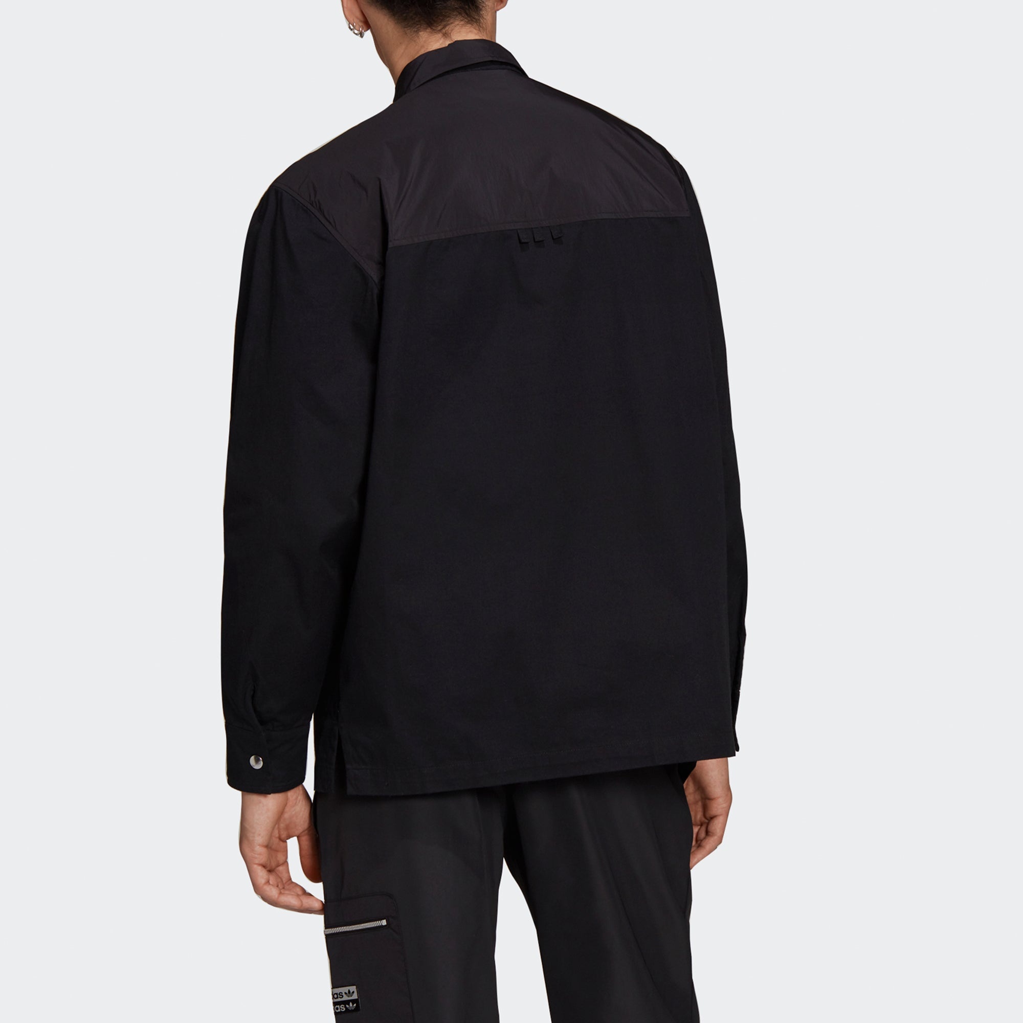 adidas originals Fashion Shirt Leisure Sports Long Sleeve Men's Black H59874 - 3