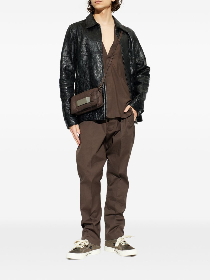 Rick Owens V-neck long-sleeve shirt outlook