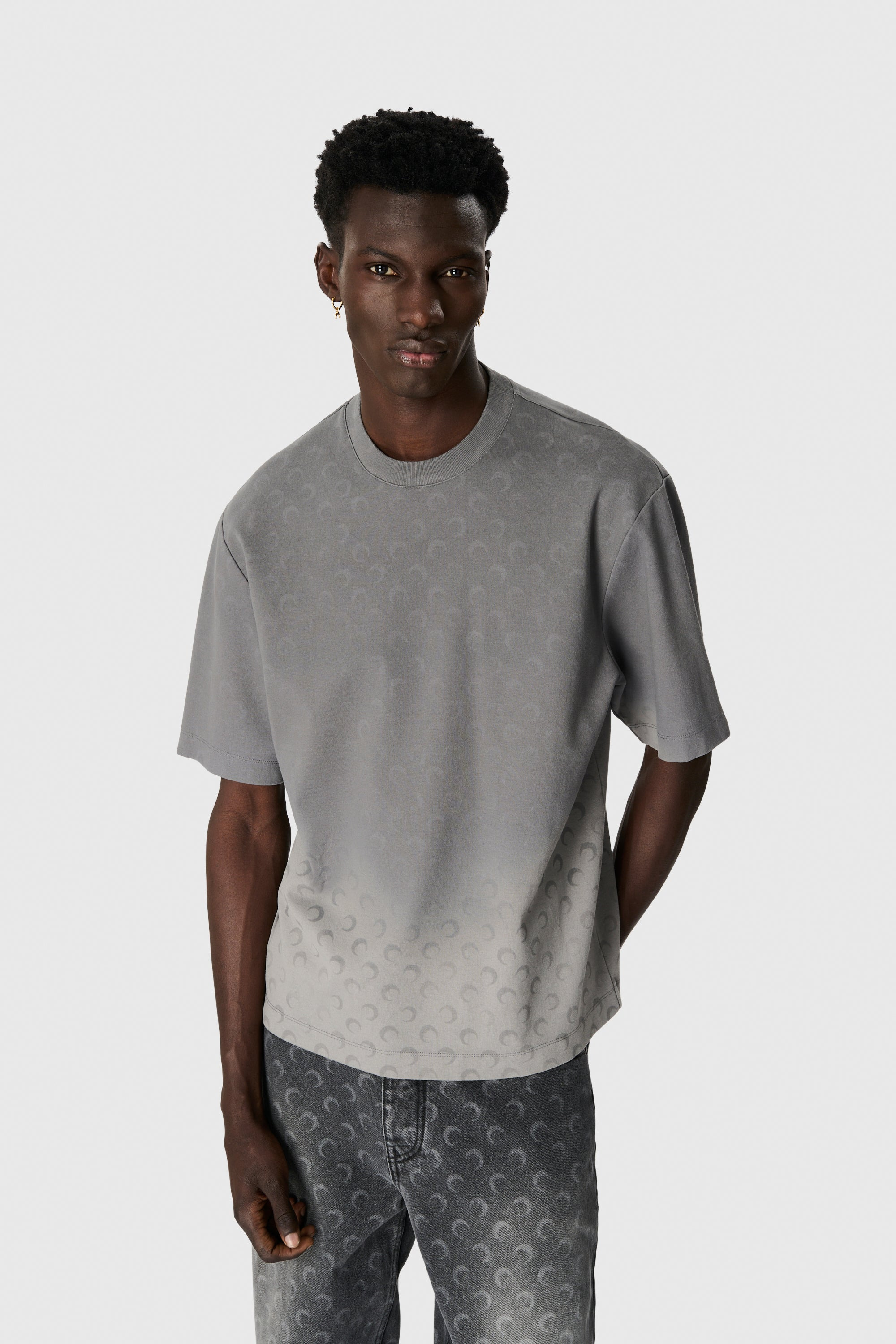 Faded Moon Jersey Relaxed T-Shirt - 2