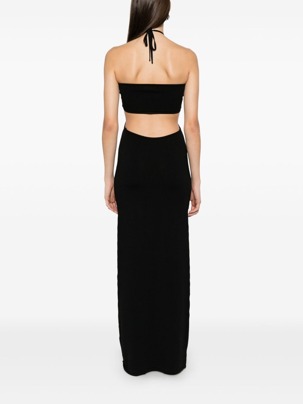 knitted maxi dress - 4
