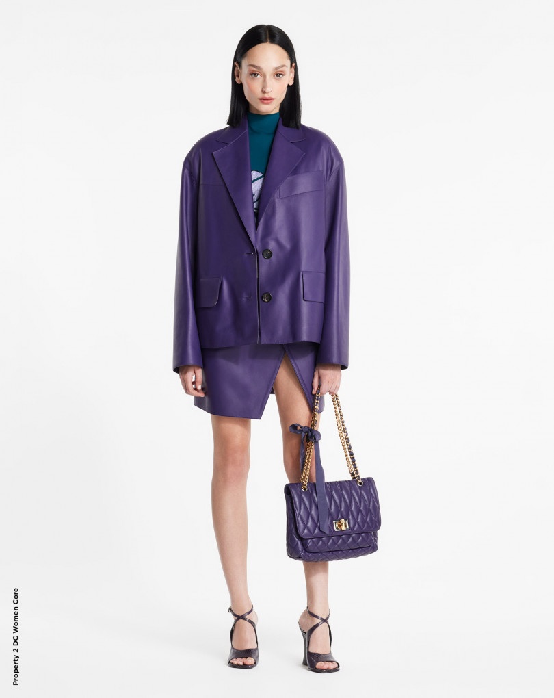 SLIT MINI SKIRT - 4
