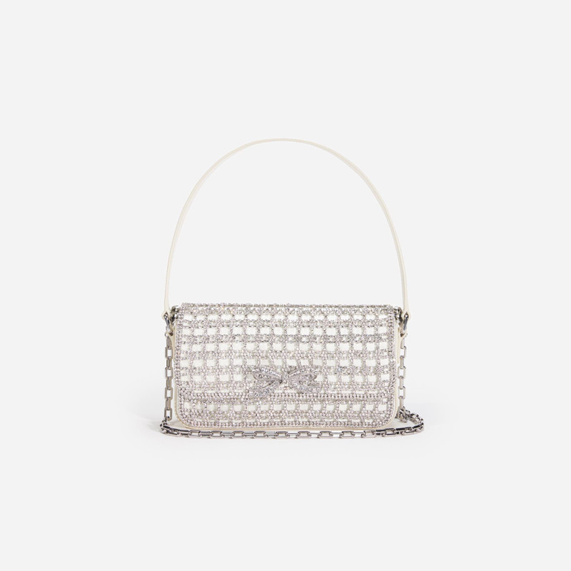 Champagne Crystal Baguette Bag 4
