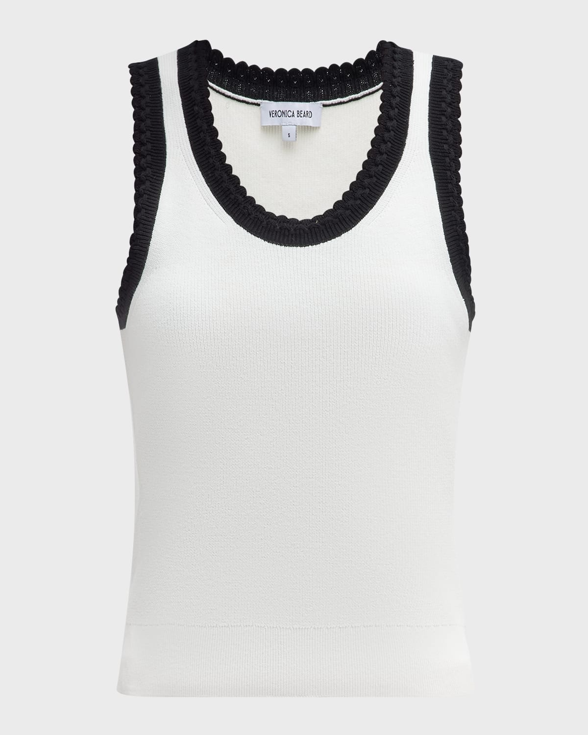 Sandra Contrast-Trim Tank Top - 1