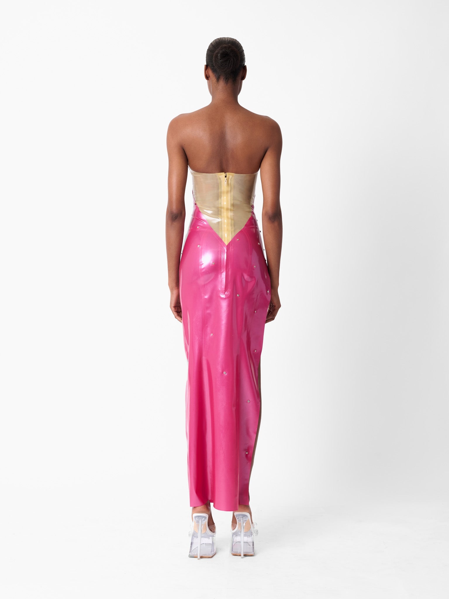 BUNNY LATEX MAXI DRESS - 6