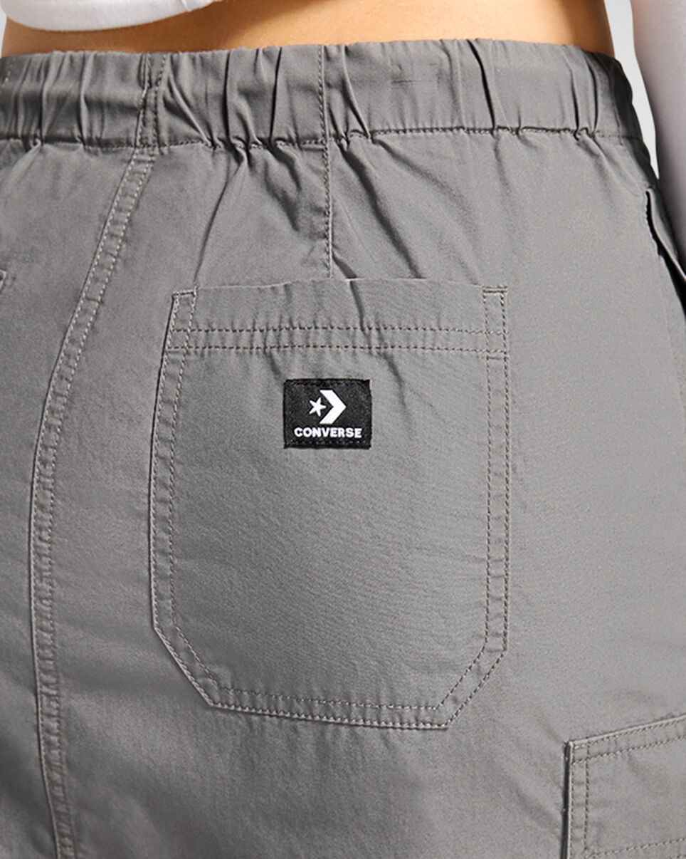 Long Woven Cargo Skirt - 6