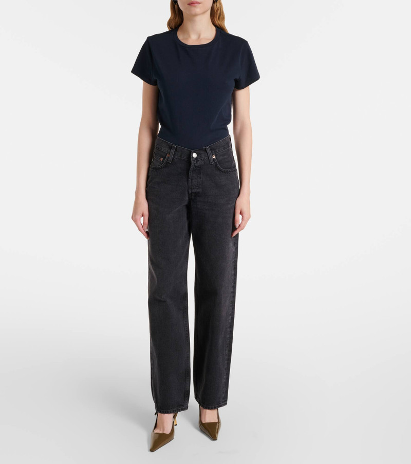 V-Waist Baggy high-rise wide-leg jeans 7