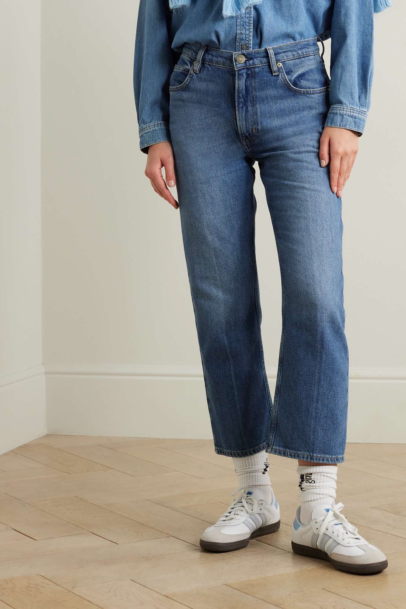 The '70s Crop high-rise bootcut jeans - 3