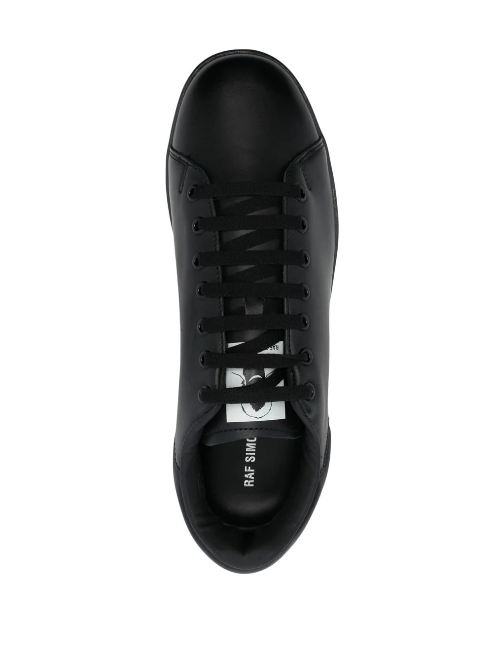 round-toe low-top sneakers - 4