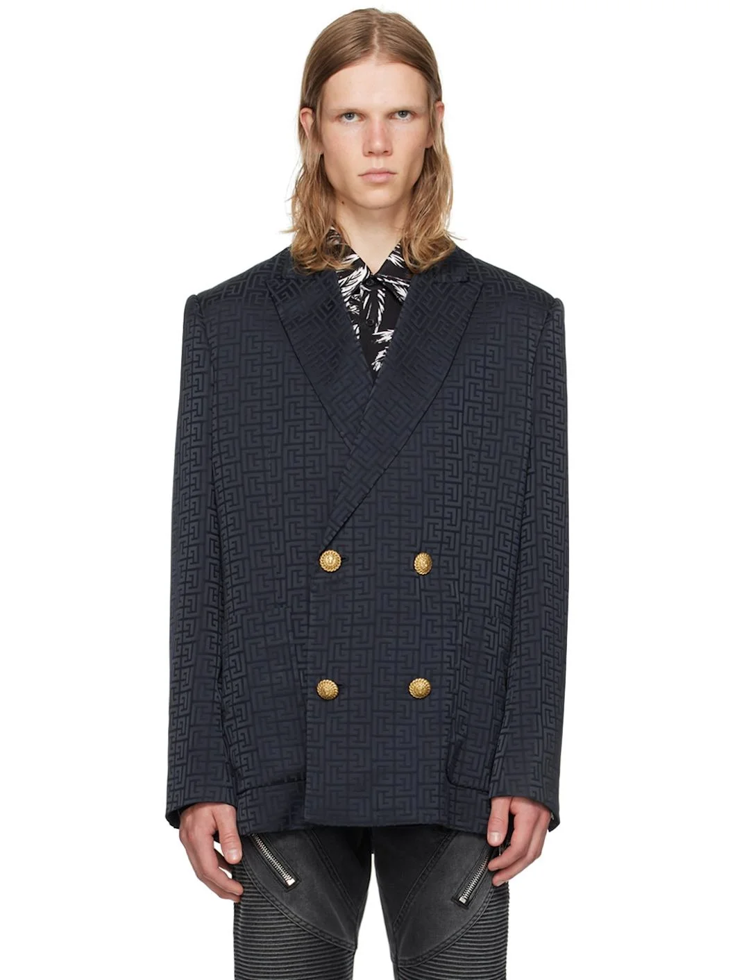 Navy PB Labyrinth Blazer - 1