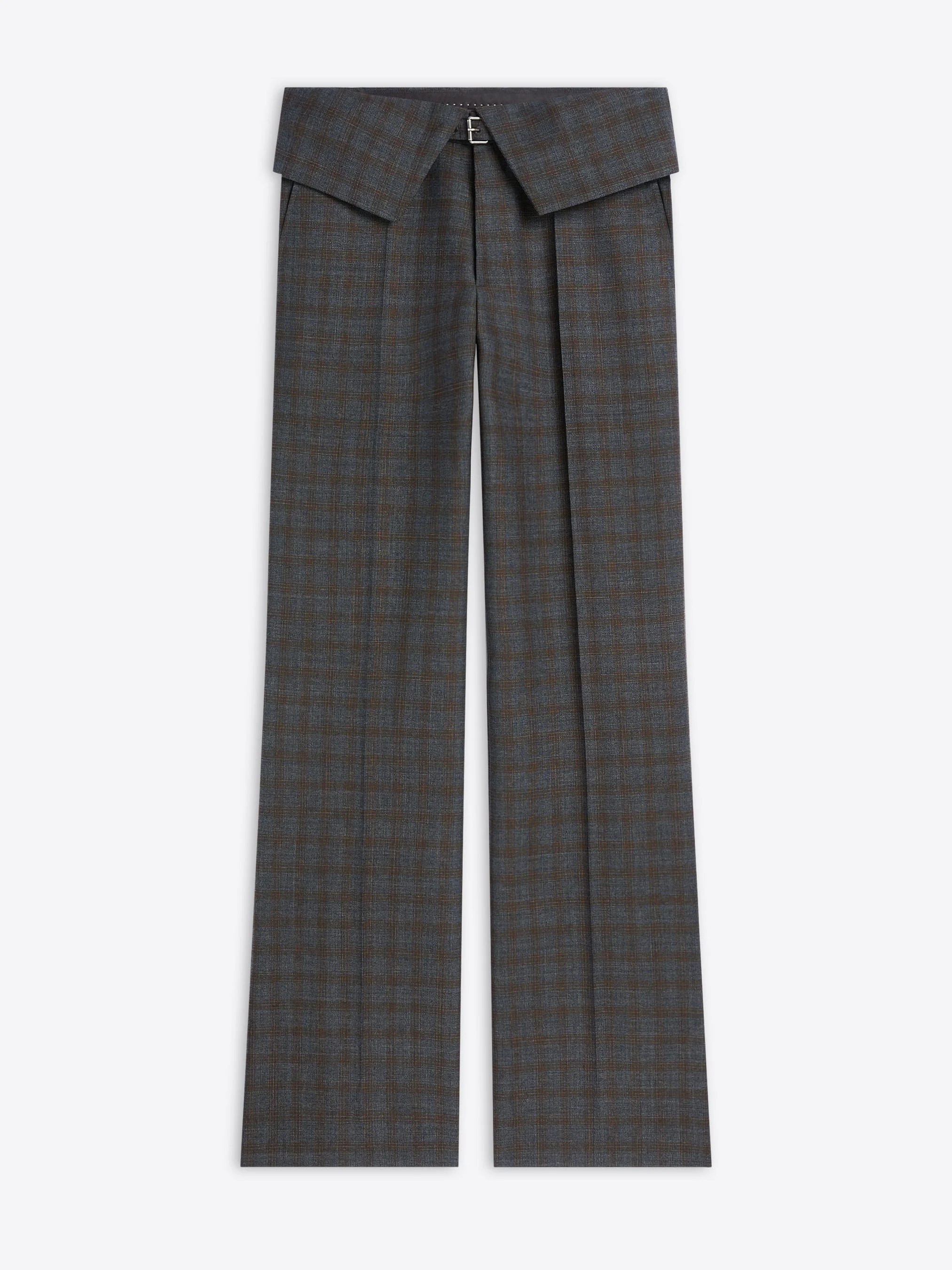 FOLDED WOOL PANTS - 1