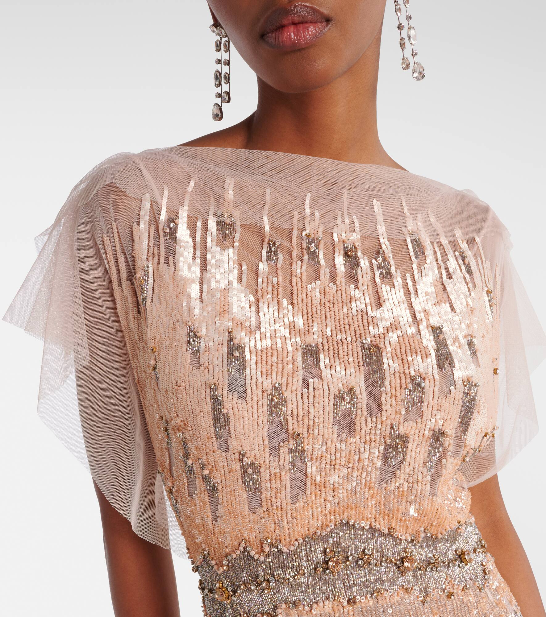 Bonnie embellished gown - 4