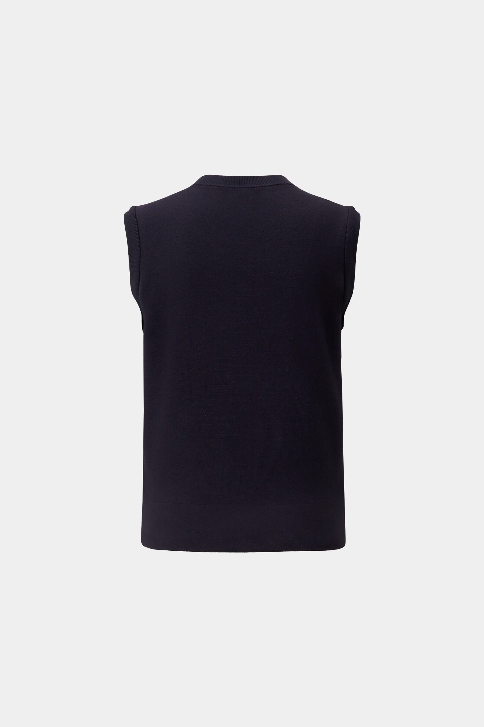 Zira hybrid knitted vest in Navy blue - 7