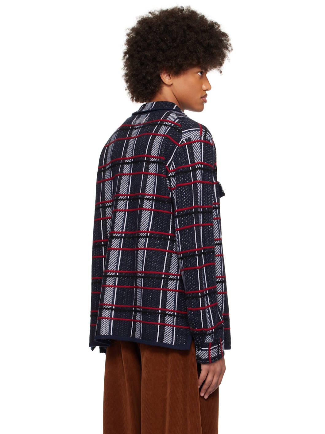 Blue Plaid Work Shirt - 3