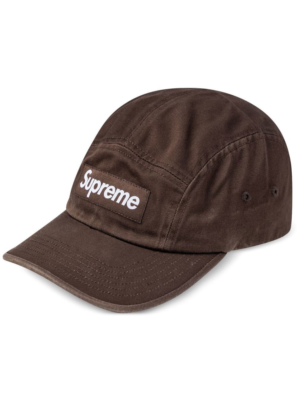 washed chino twill camp cap - 1