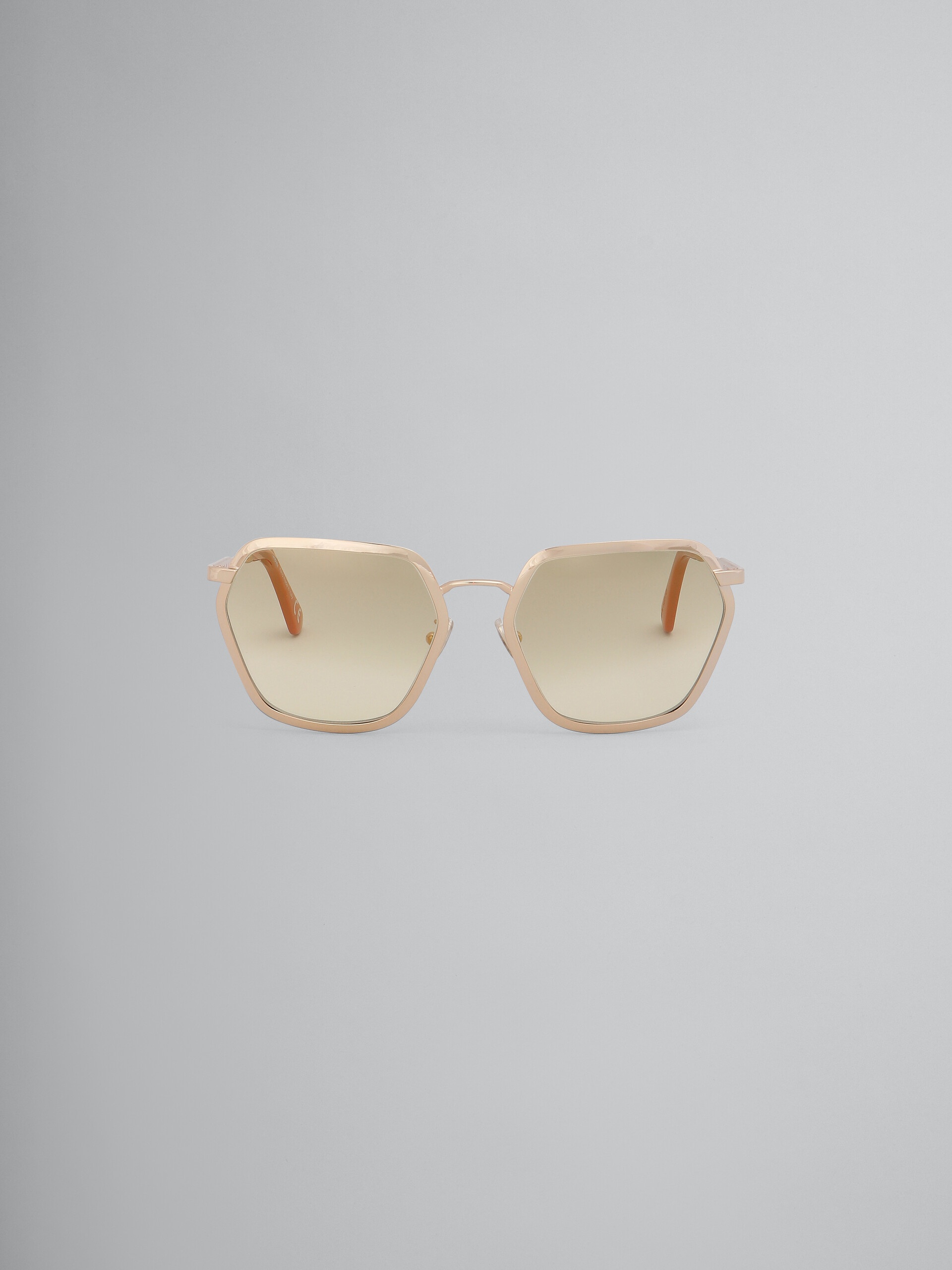 GOLD GREAT NOLLGWA MINE METAL SUNGLASSES - 1