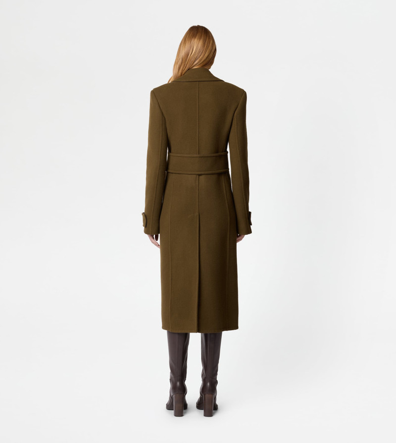 COAT IN WOOL - GREEN 3