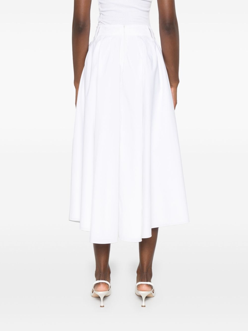poplin midi skirt - 4