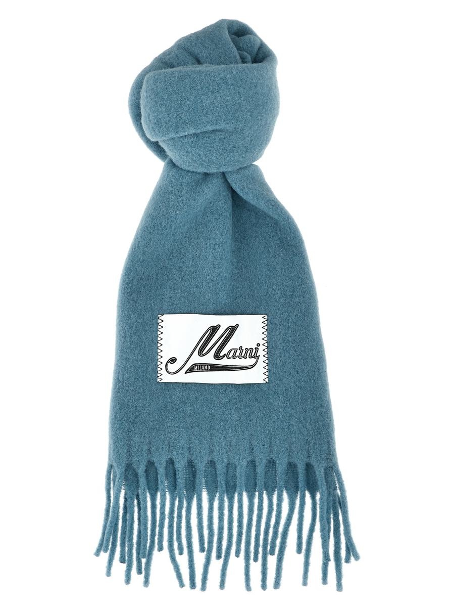 Marni MARNI LOGO PATCH SCARF - 1